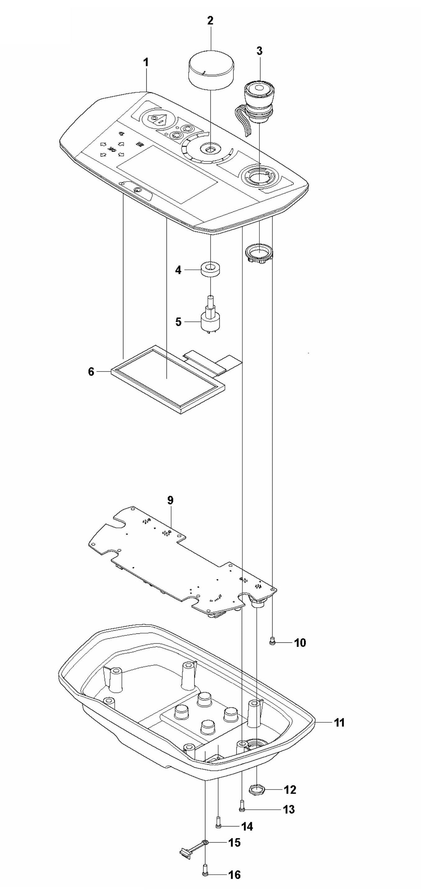 HTC XP6 Control Panel Assembly Parts