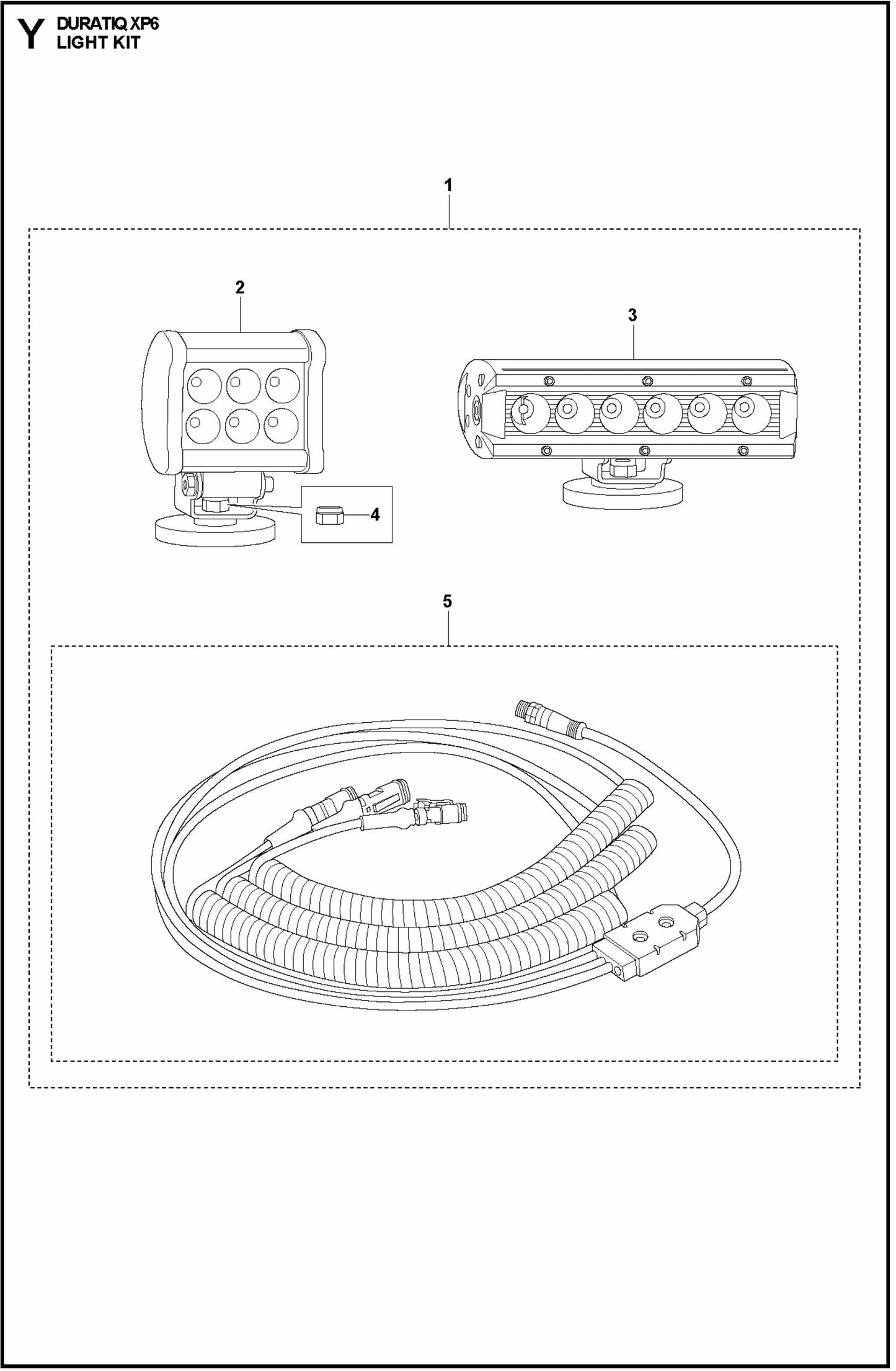 HTC XP6 Light Kit Assembly Parts