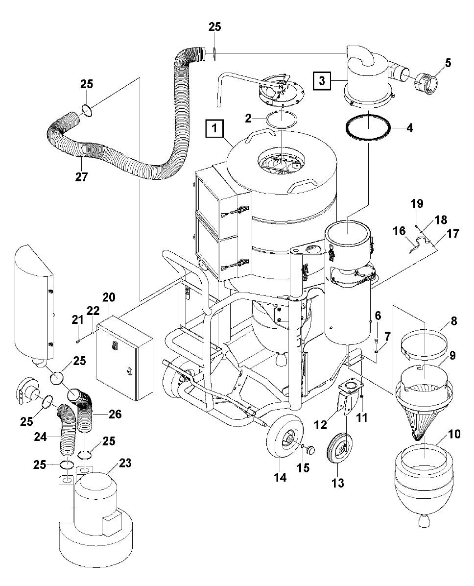HTC D80 Chassis Assembly-1 Parts