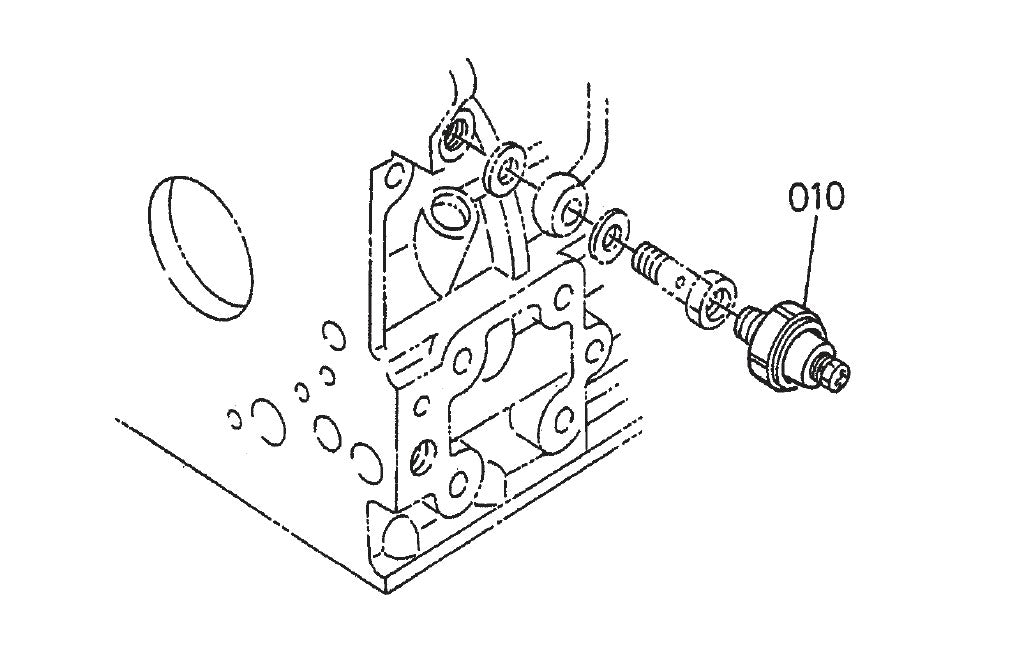 HTH44T KUBOTA V-1505— Oil Switch/Thermo And Plug Assembly Parts By Multiquip Whiteman