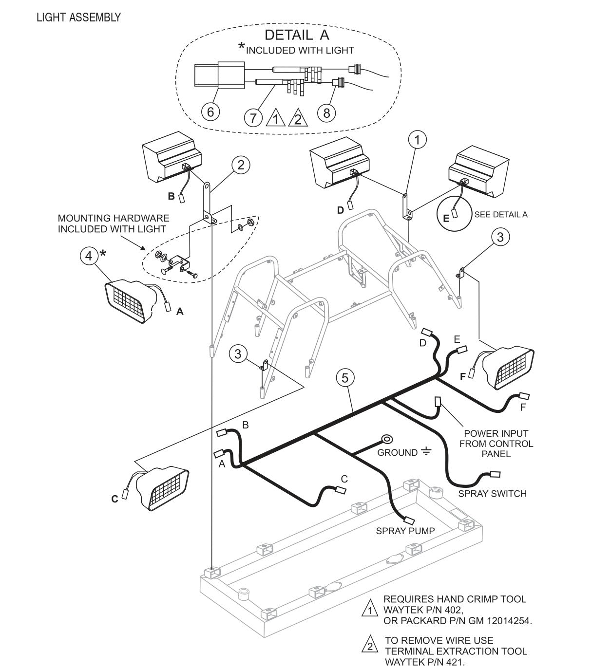 HTH44T— Light Assembly Parts By Multiquip Whiteman