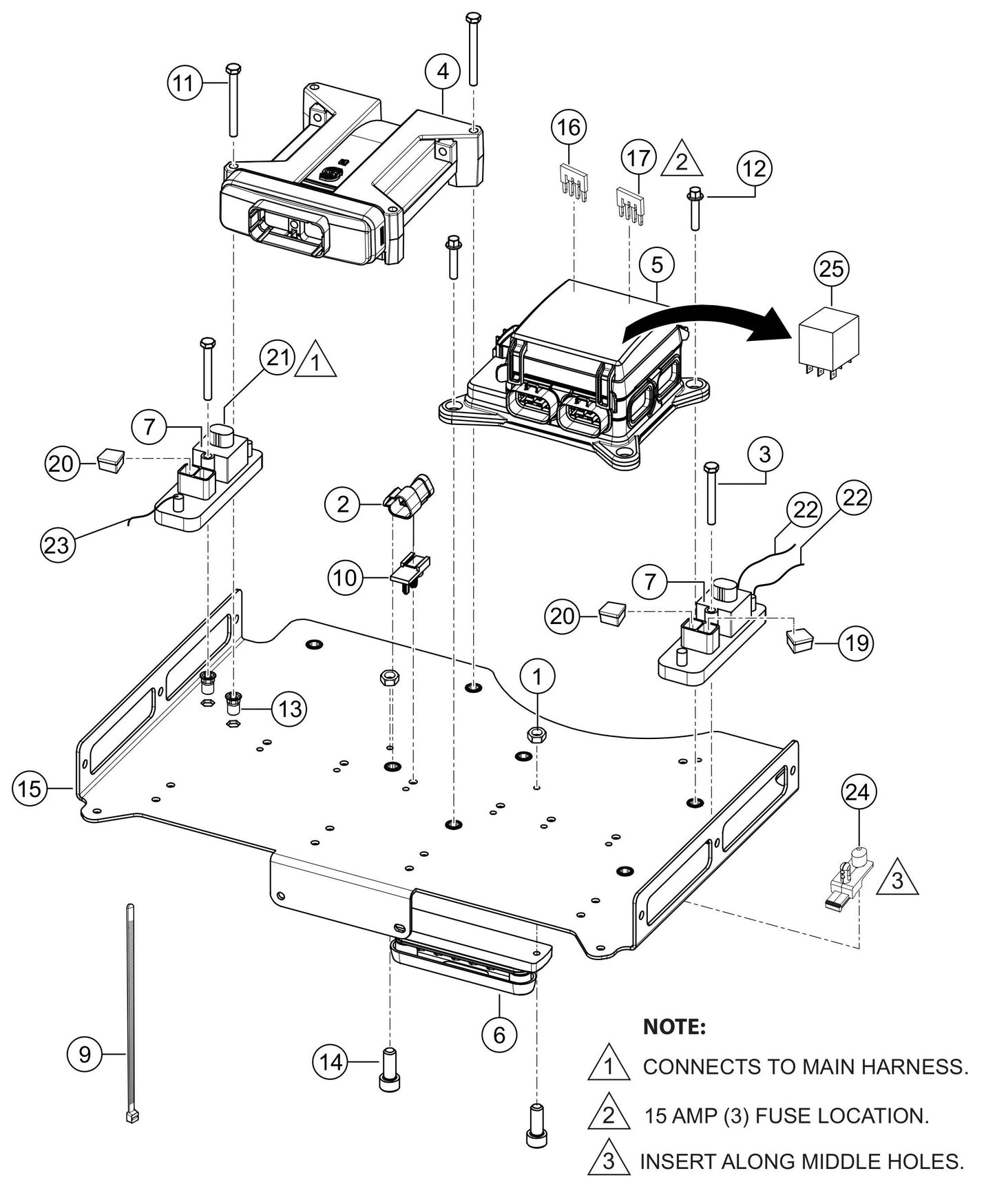HTXG6DF SN PD2003218 And Above Electrical Control Panel Assembly Parts