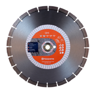 12" Husqvarna 542773661 QH5 Diamond Saw Blade Wet/Dry - 5 pc