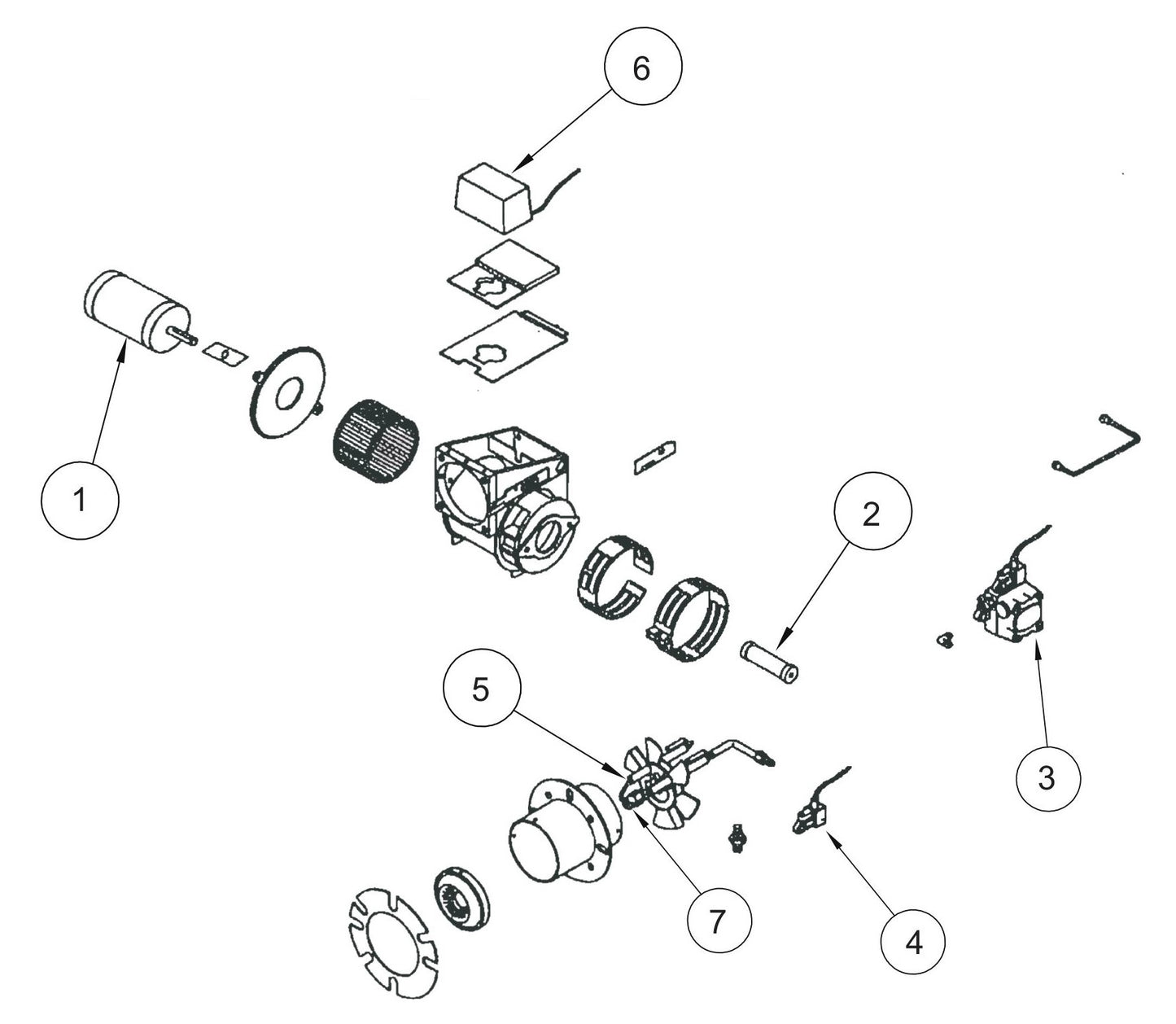 BE HW2765VA Pressure Washer MSR-DC Wayne Parts by BE Power Equipment