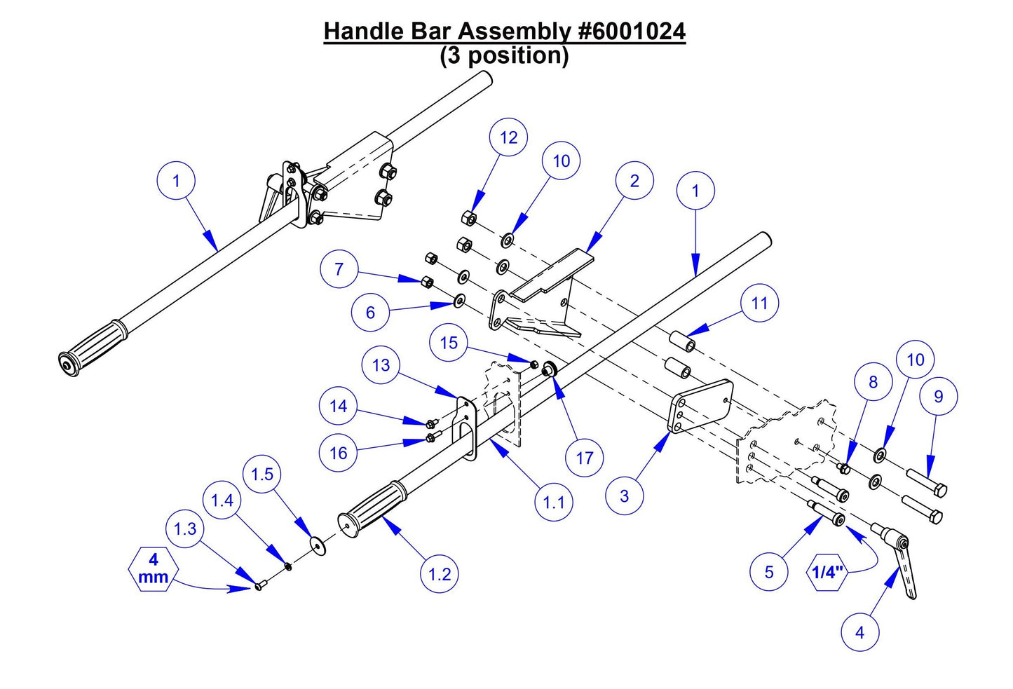 CC5049 Handle Bar Assembly