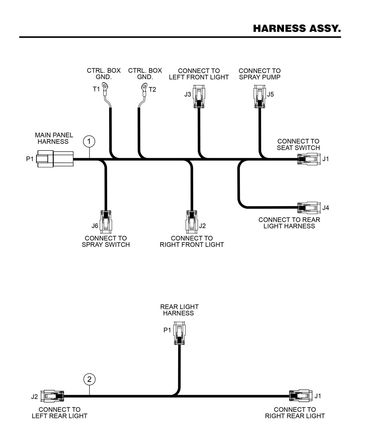 HTNS5S-2 Harness Assembly