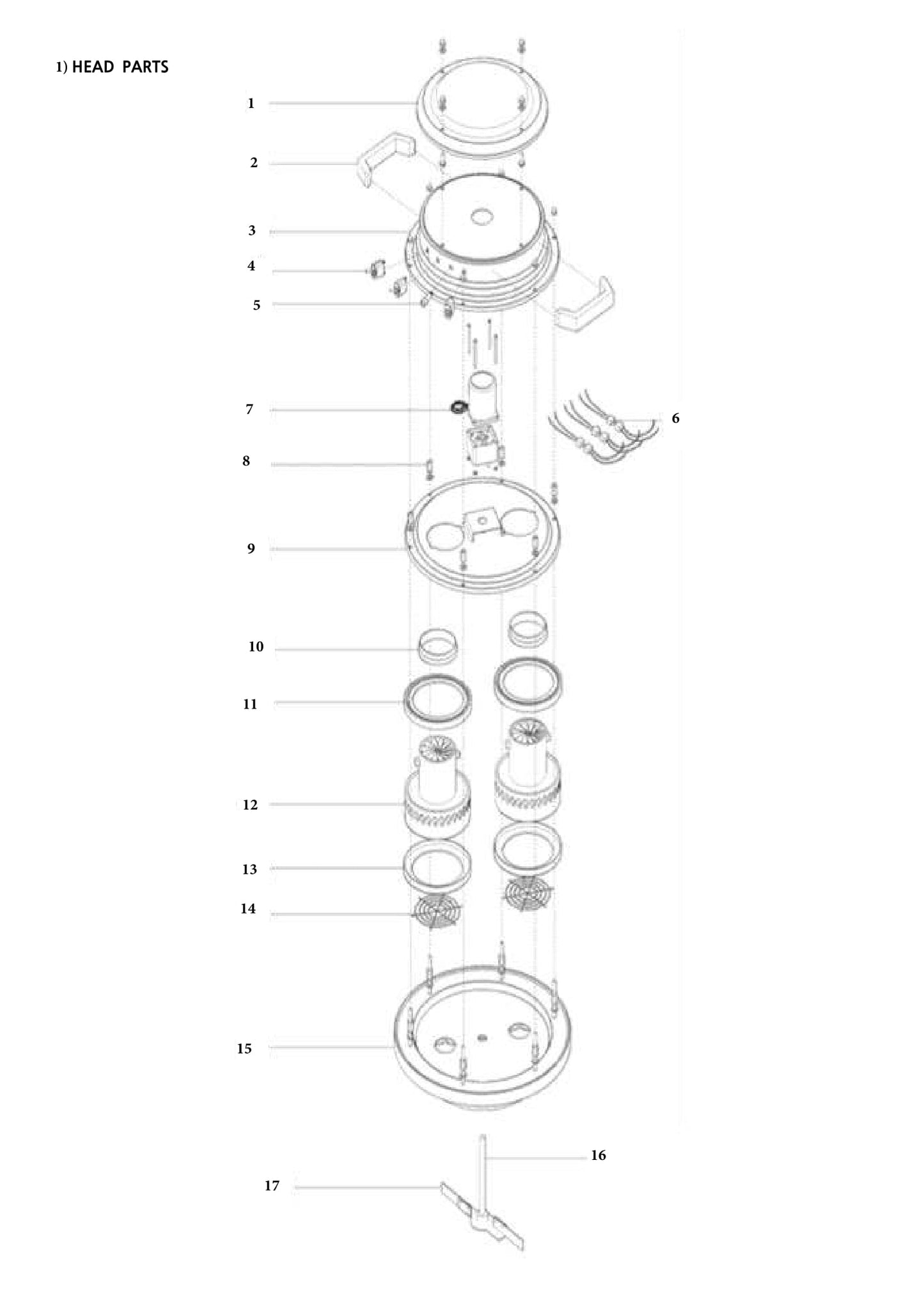 CV258C Head Parts