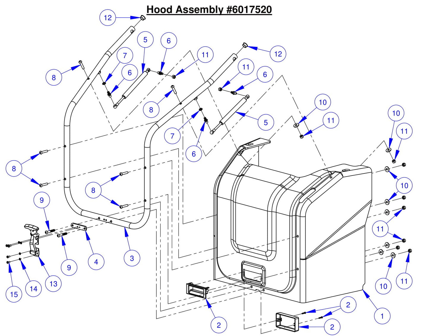 CC7574DK Hood Assembly