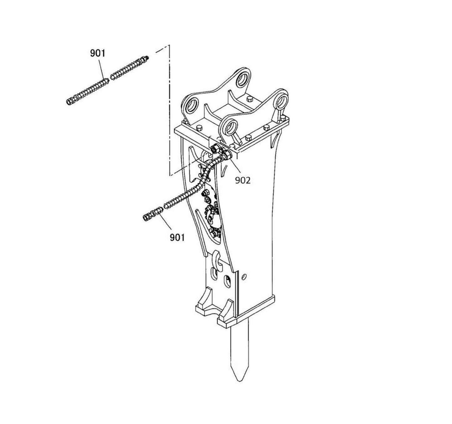 Hose Configurations Parts for Fx1070 By Husqvarna