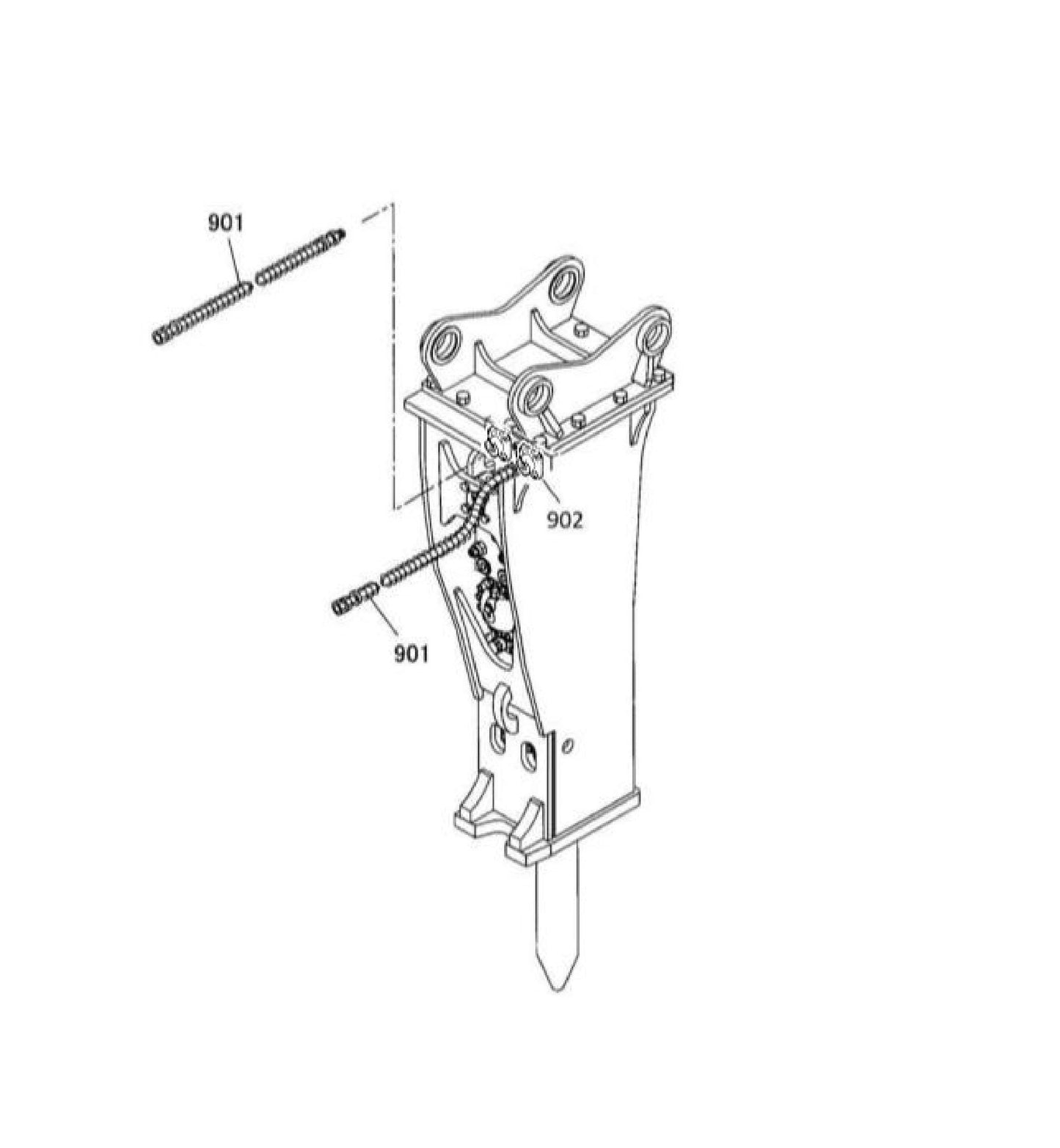 Hose Configurations Parts for FX225 By Husqvarna