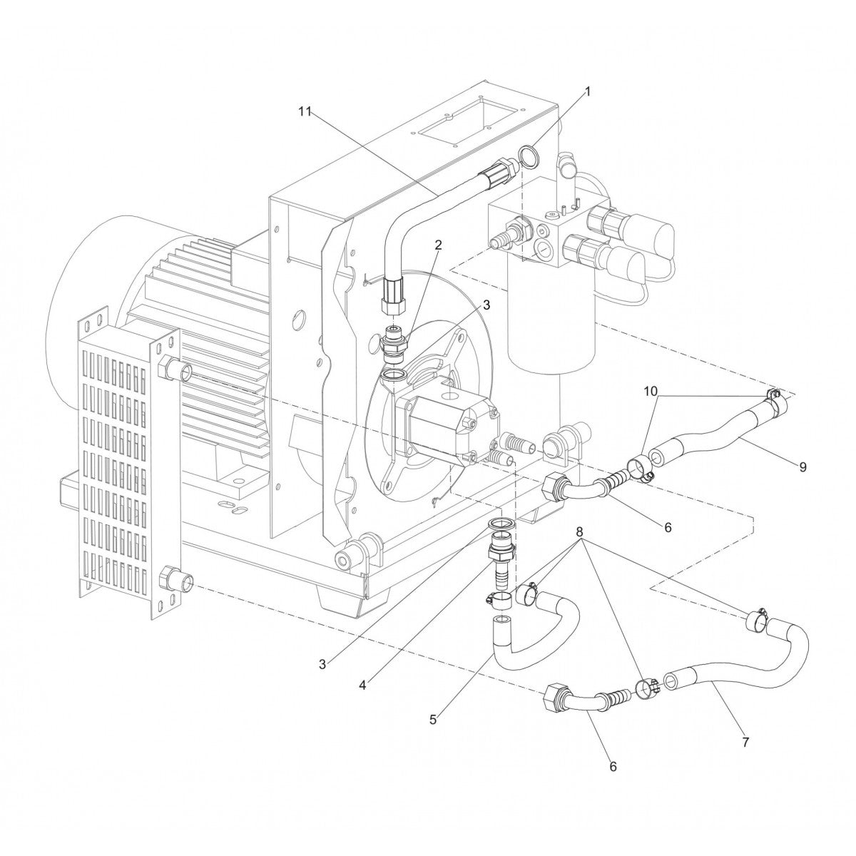 LP 9-20 E PAC (Hoses and Fittings LP 9-20 E PAC)