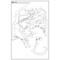 Hydraulic Hoses Tracks and Support Legs Parts for DXR 310 By Husqvarna