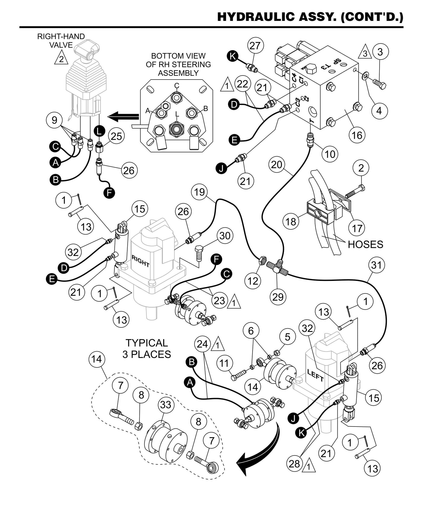 STX55J6-Y6 Hydraulic Assembly (Cont'D)