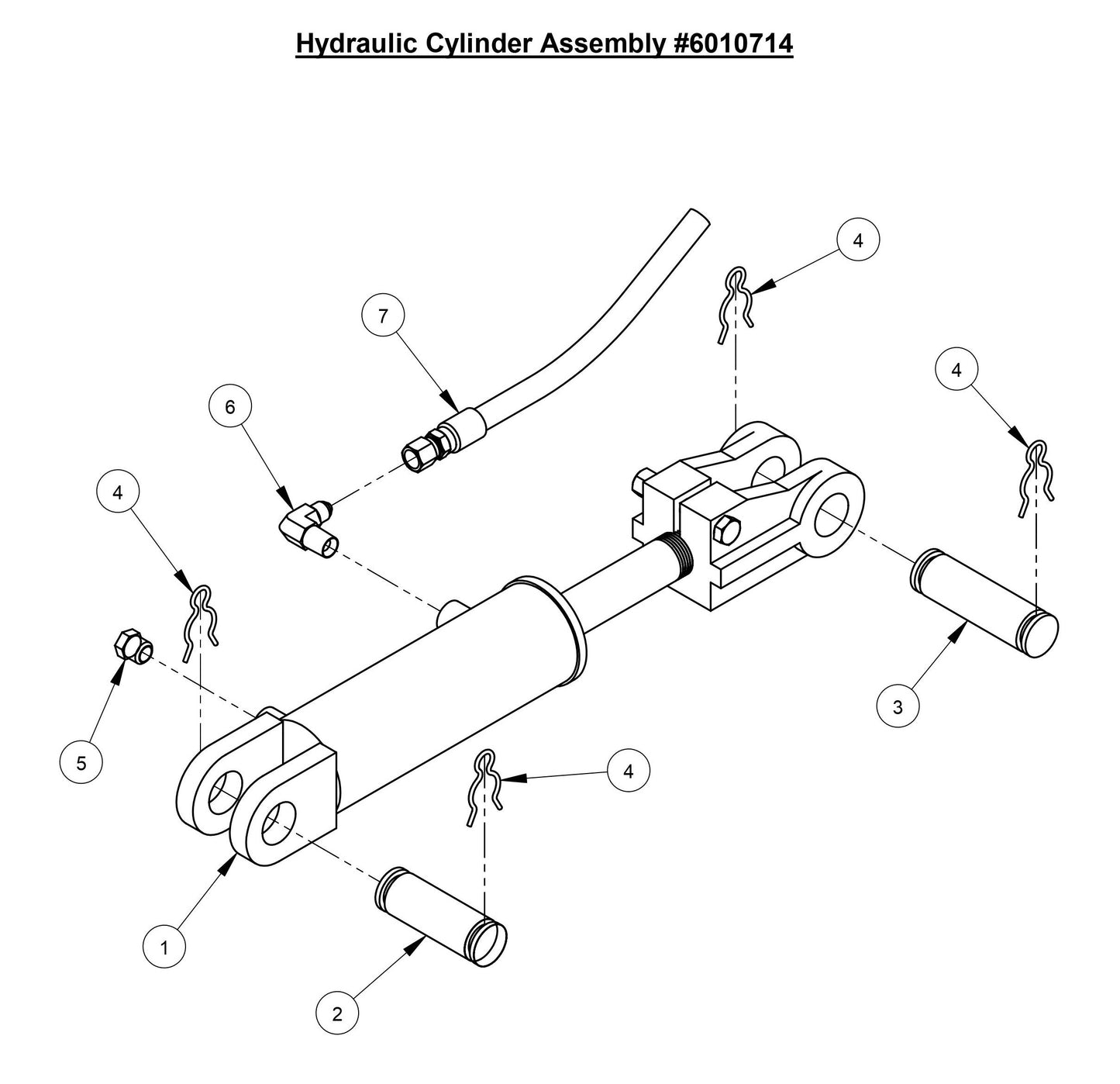 CC3535JBVP Hydraulic Cylinder Assembly