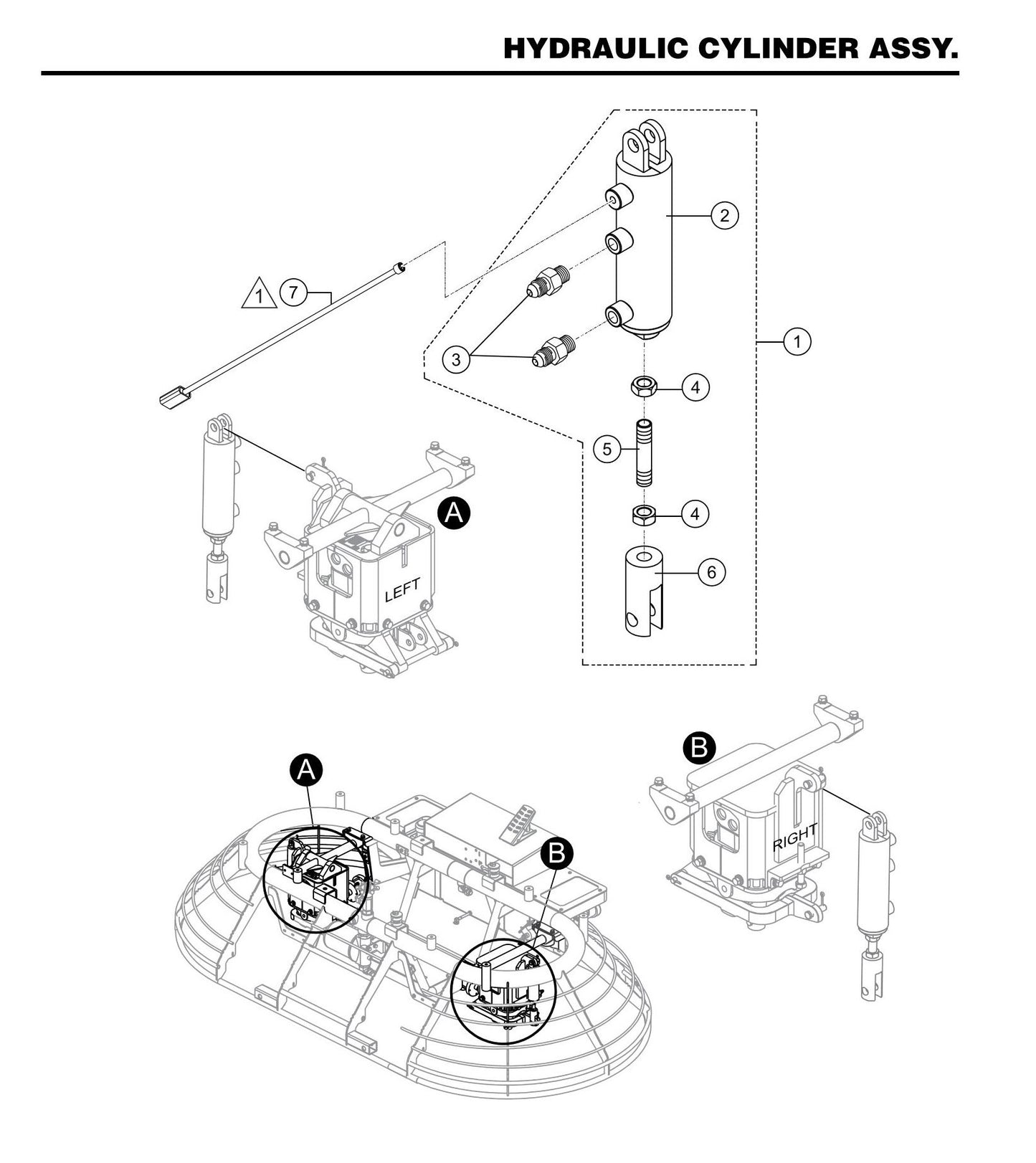 HTXD6I Hydraulic Cylinder Assembly