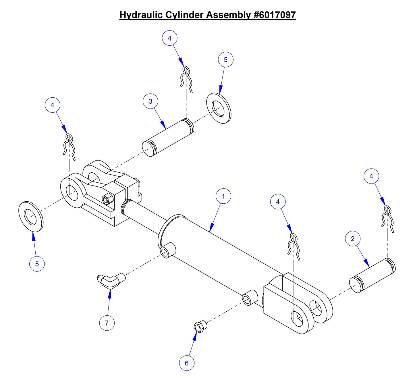 CC5049 Hydraulic Cylinder Assembly
