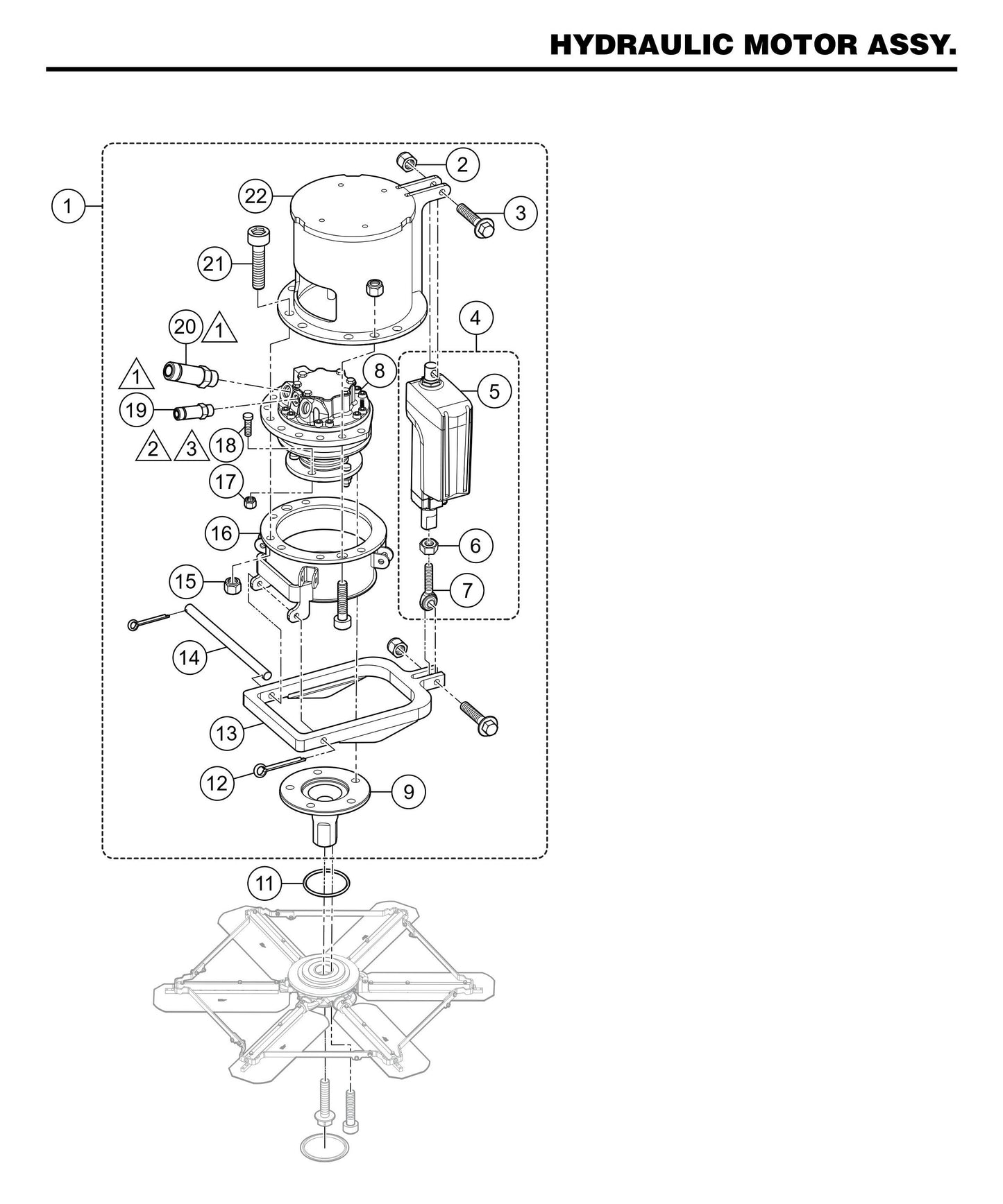 STXDF Hydraulic Motor Assembly
