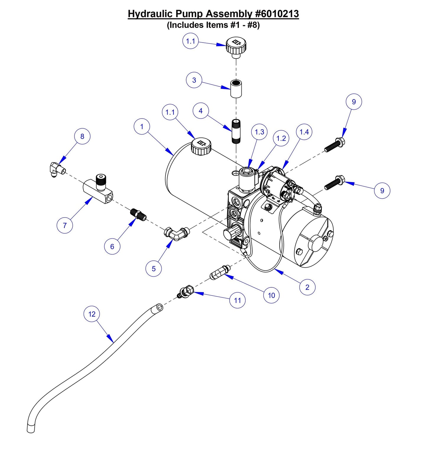 CC6566 Hydraulic Pump Assembly