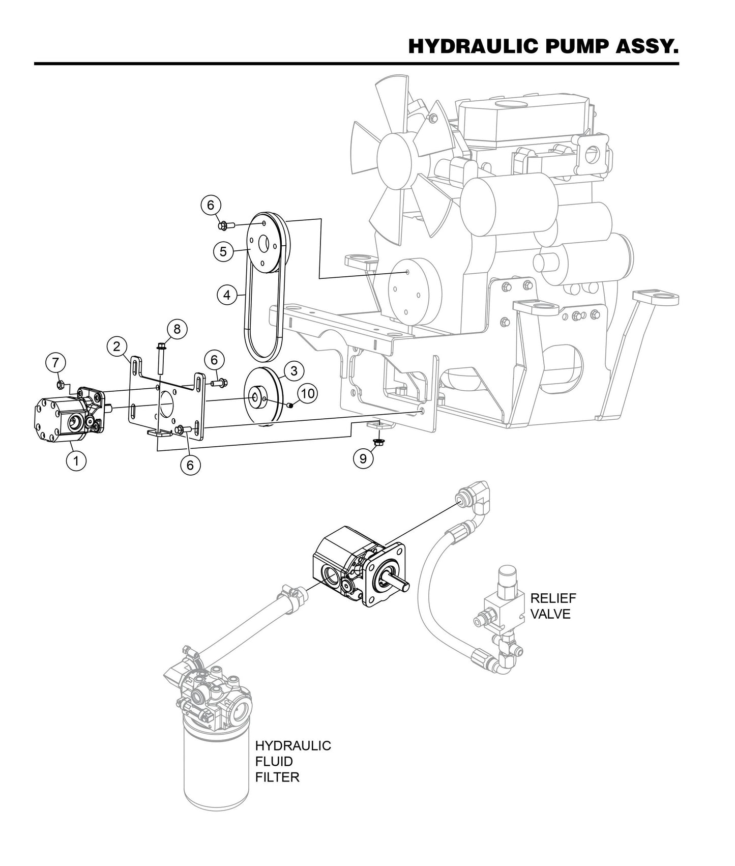 HHXG5 Hydraulic Pump Assembly