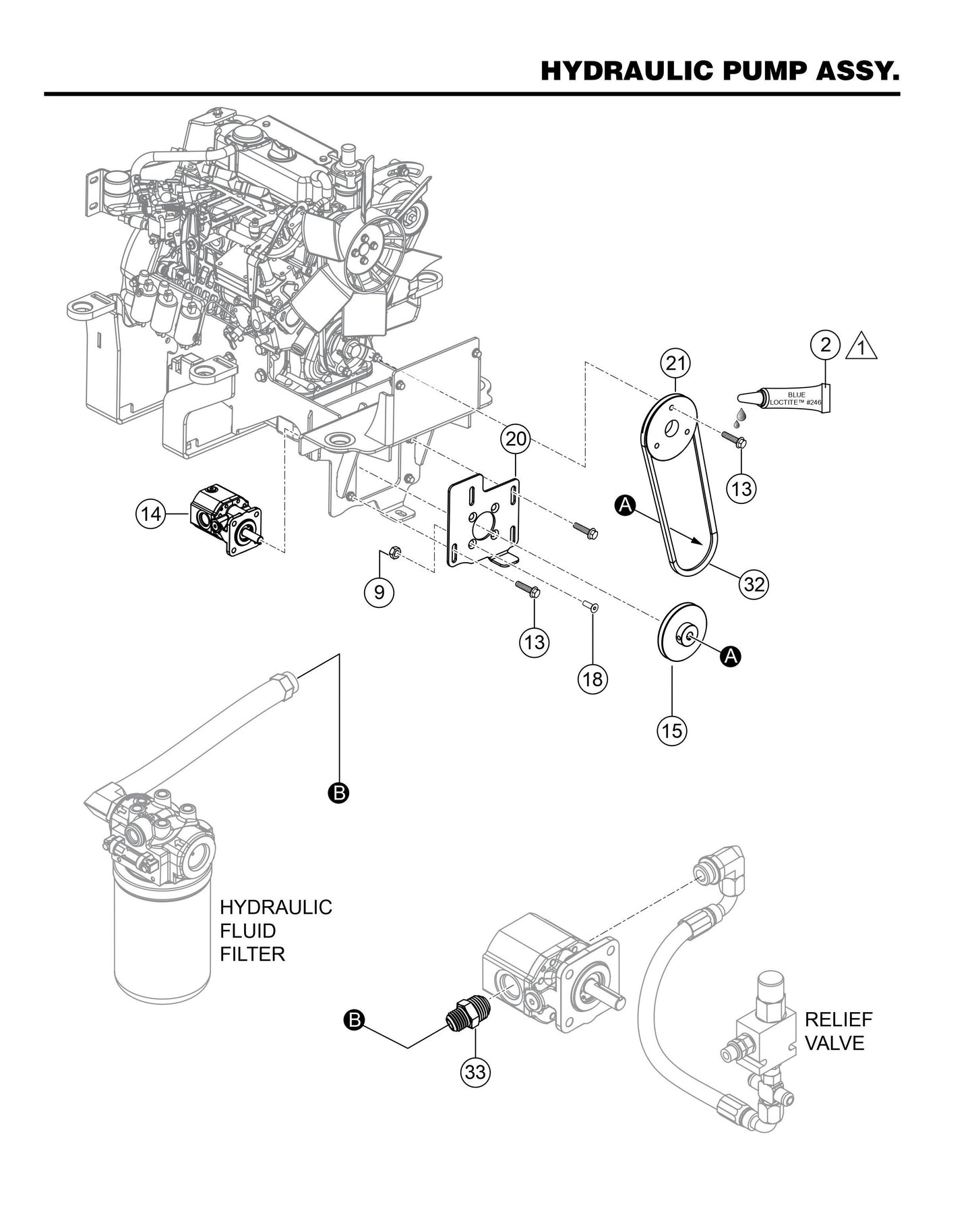HHXDF4 HHXDF5 Hydraulic Pump Assembly