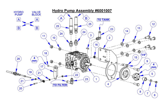CC5049 Hydro Pump Assembly