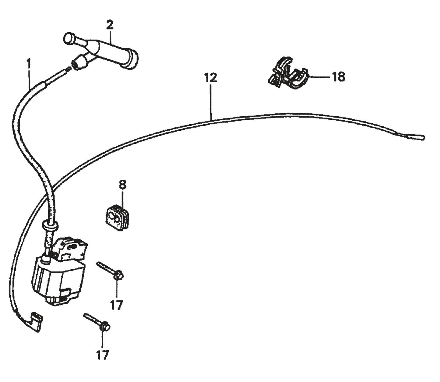 Honda GX390K1QWT2 Engine Ignition Coil Assembly Parts For SP2 CE13H20 SCE13H20 SCE20H20 By Multiquip
