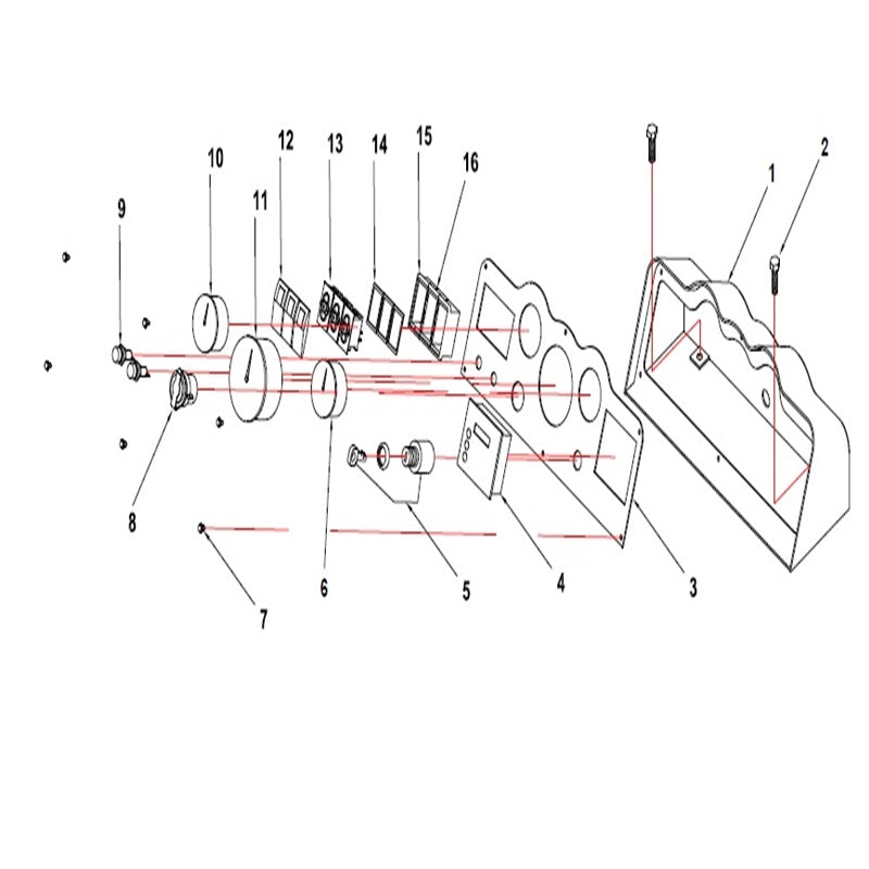 C3120 C6120 Instrument Panel Group 31HP and 61 HP Parts By Norton Clippers
