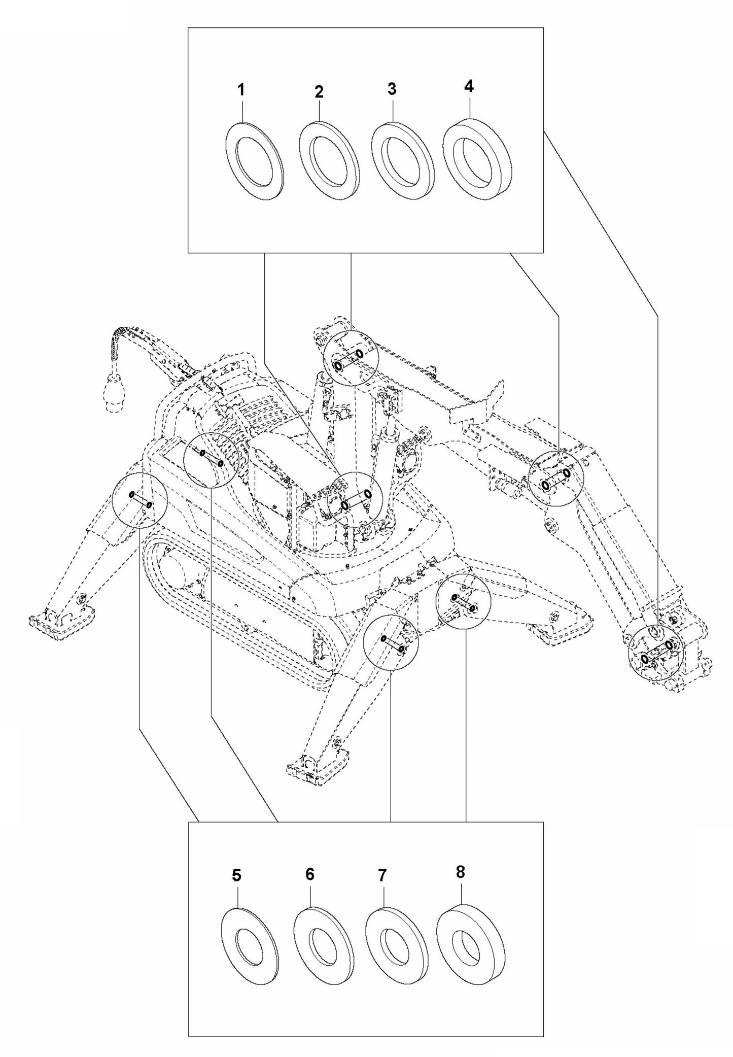 DXR 140 SCHIMS Assembly Parts