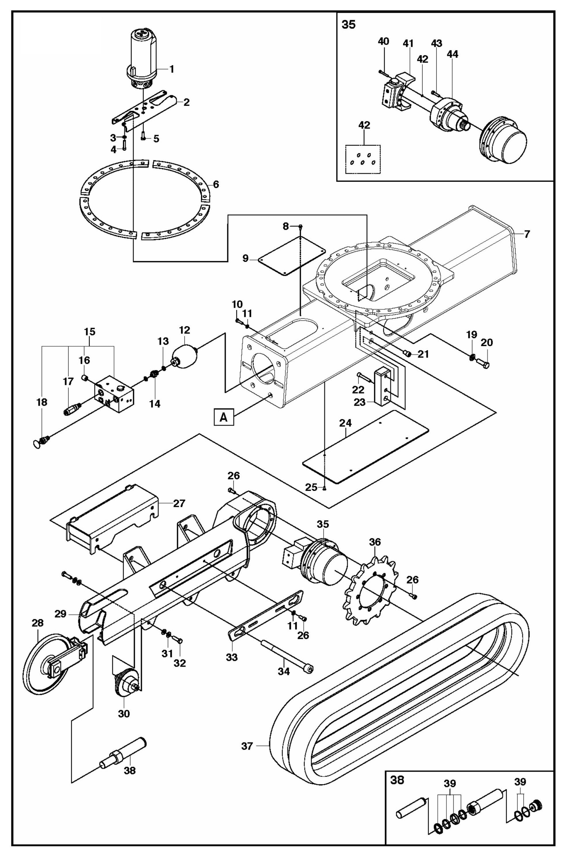 DXR 270 Tube Assembly Parts