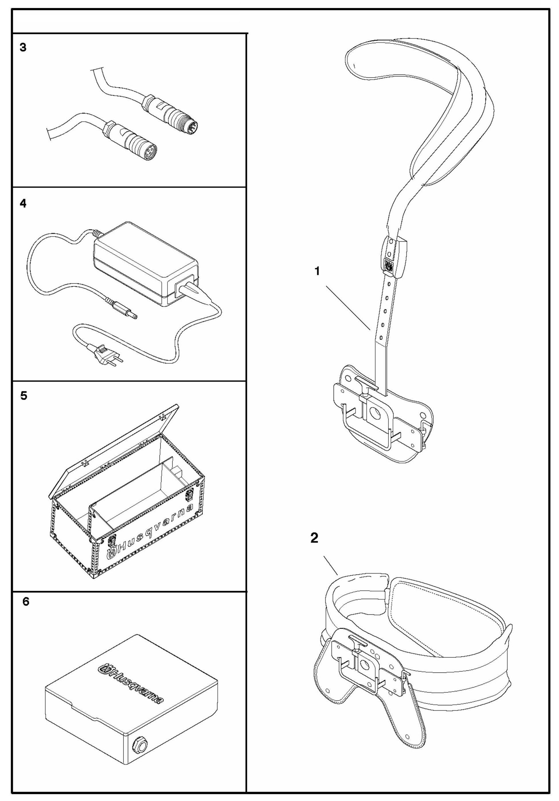 DXR 300 Remote Control Accessories Assembly Parts