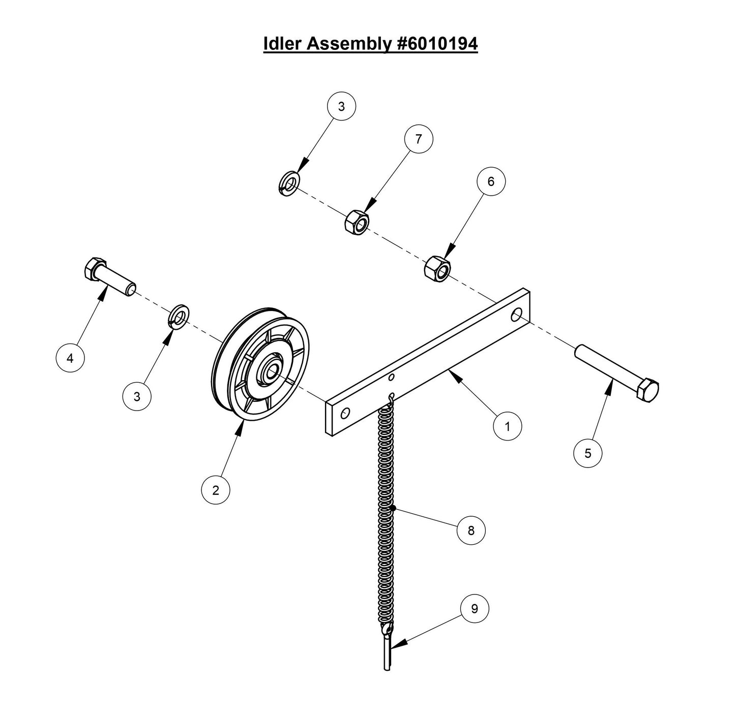 CC3500E (Idler Assembly)