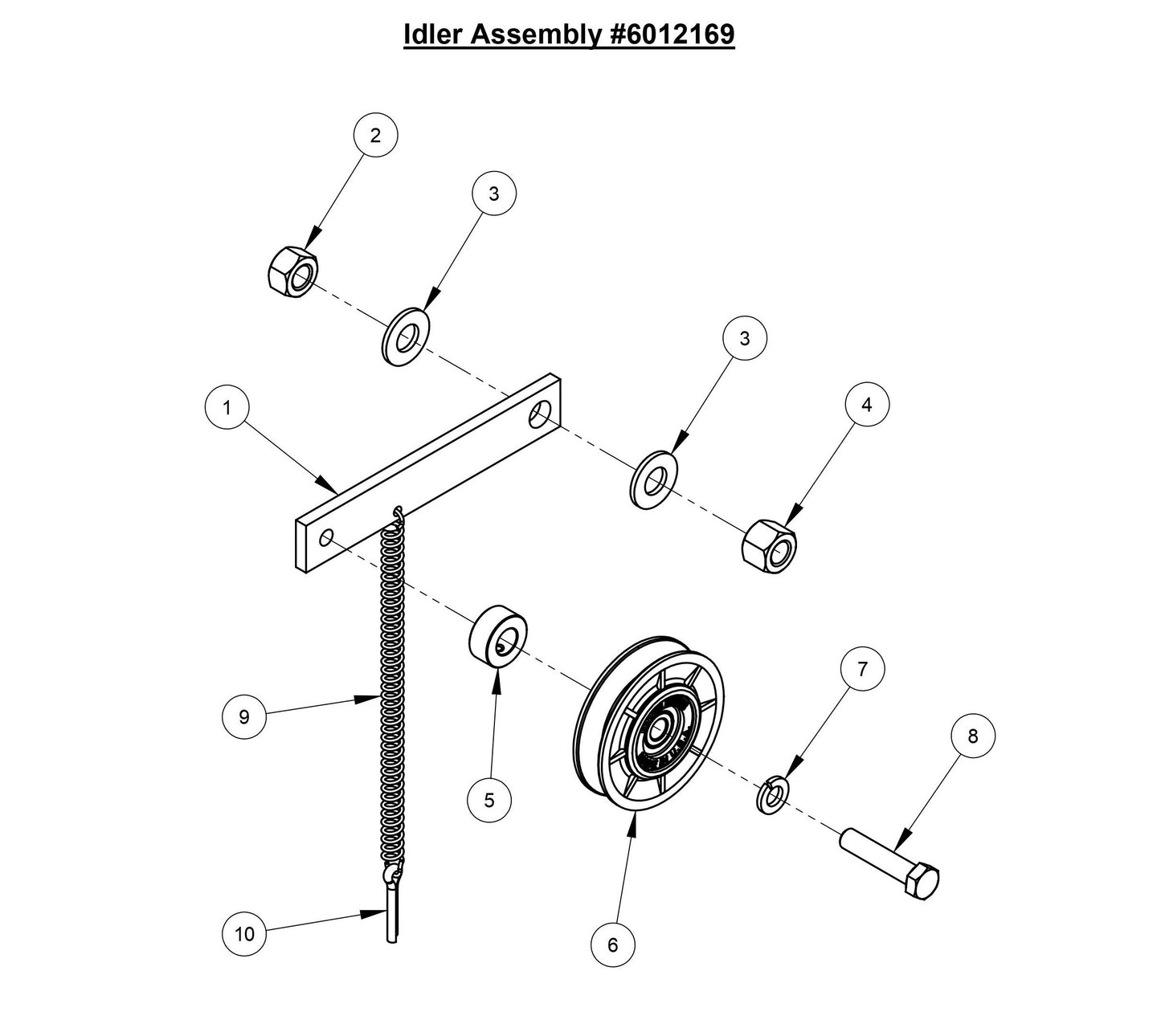 CC3728 Idler Assembly