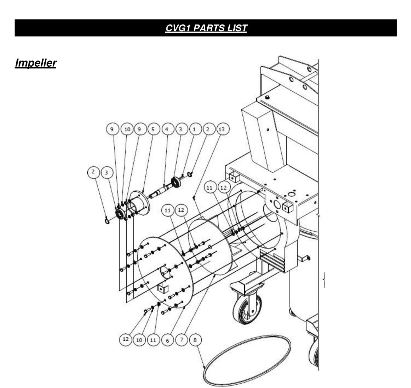 CVG1 Impeller