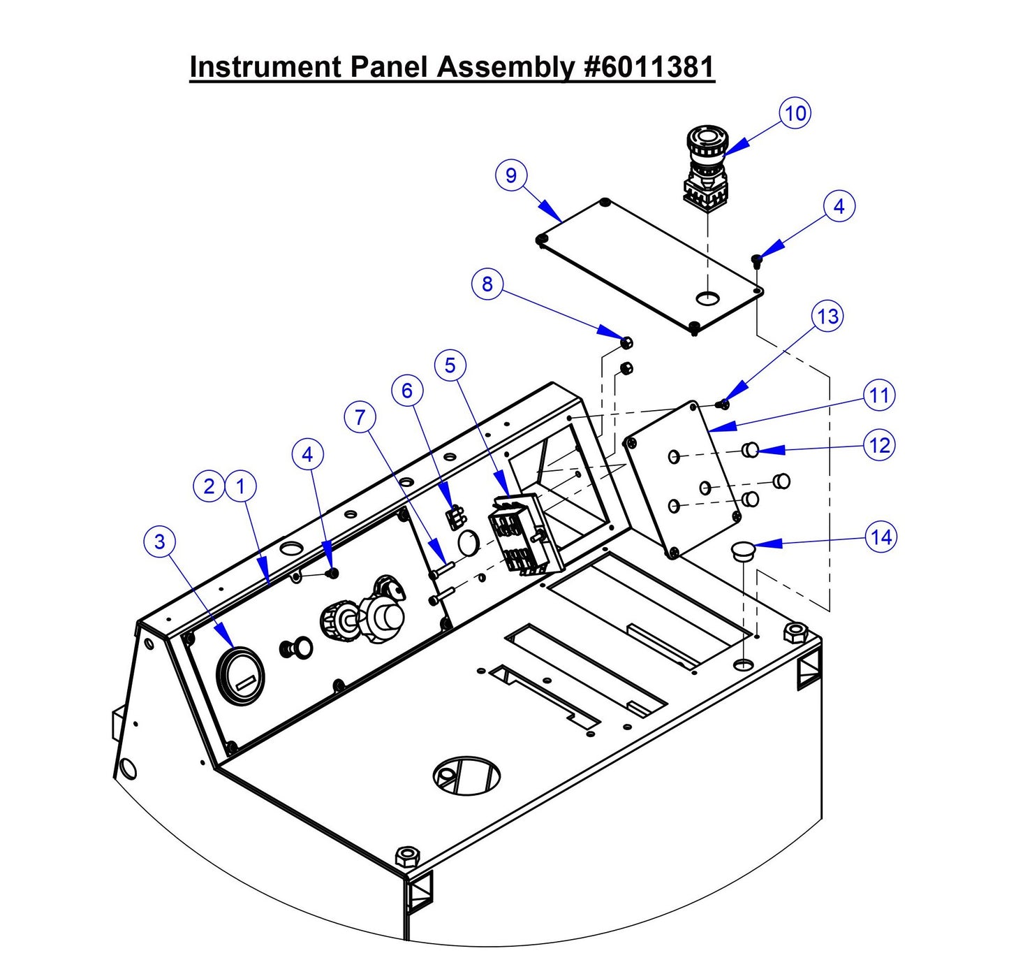 CC3535JBVP Instrument Panel Assembly