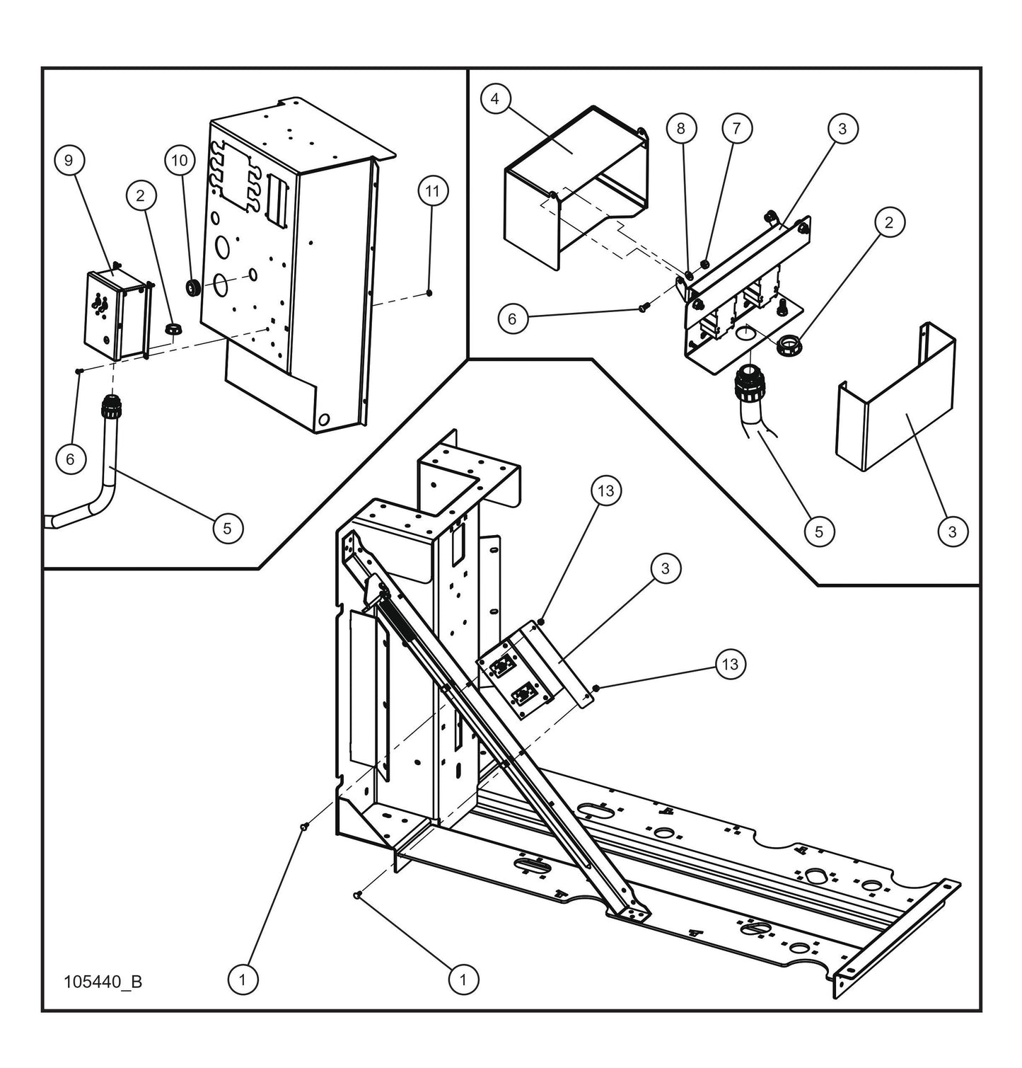Internal GFCI Outlet Group (Fig 1) Parts By Allmand
