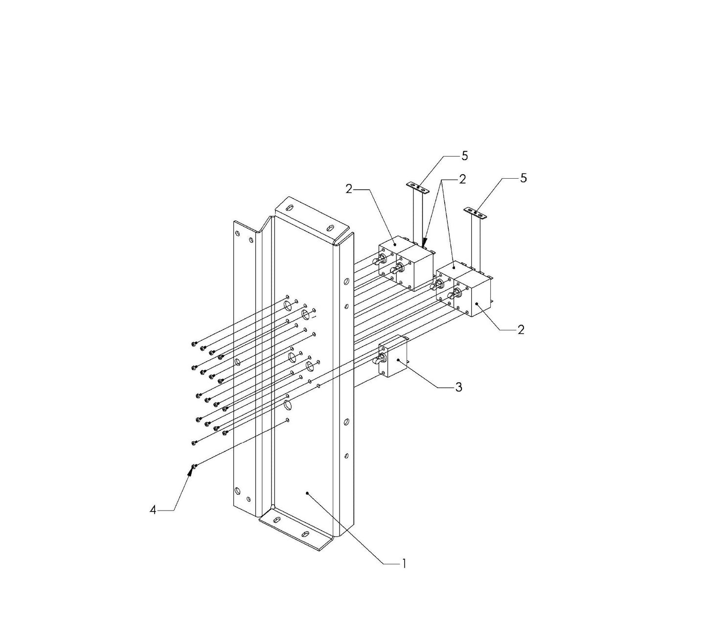 Maxi-Lite 15330 and 20330-Isuzu 4-Light AC Gauge Panel Assembly (3 Phase) Parts By Allmand