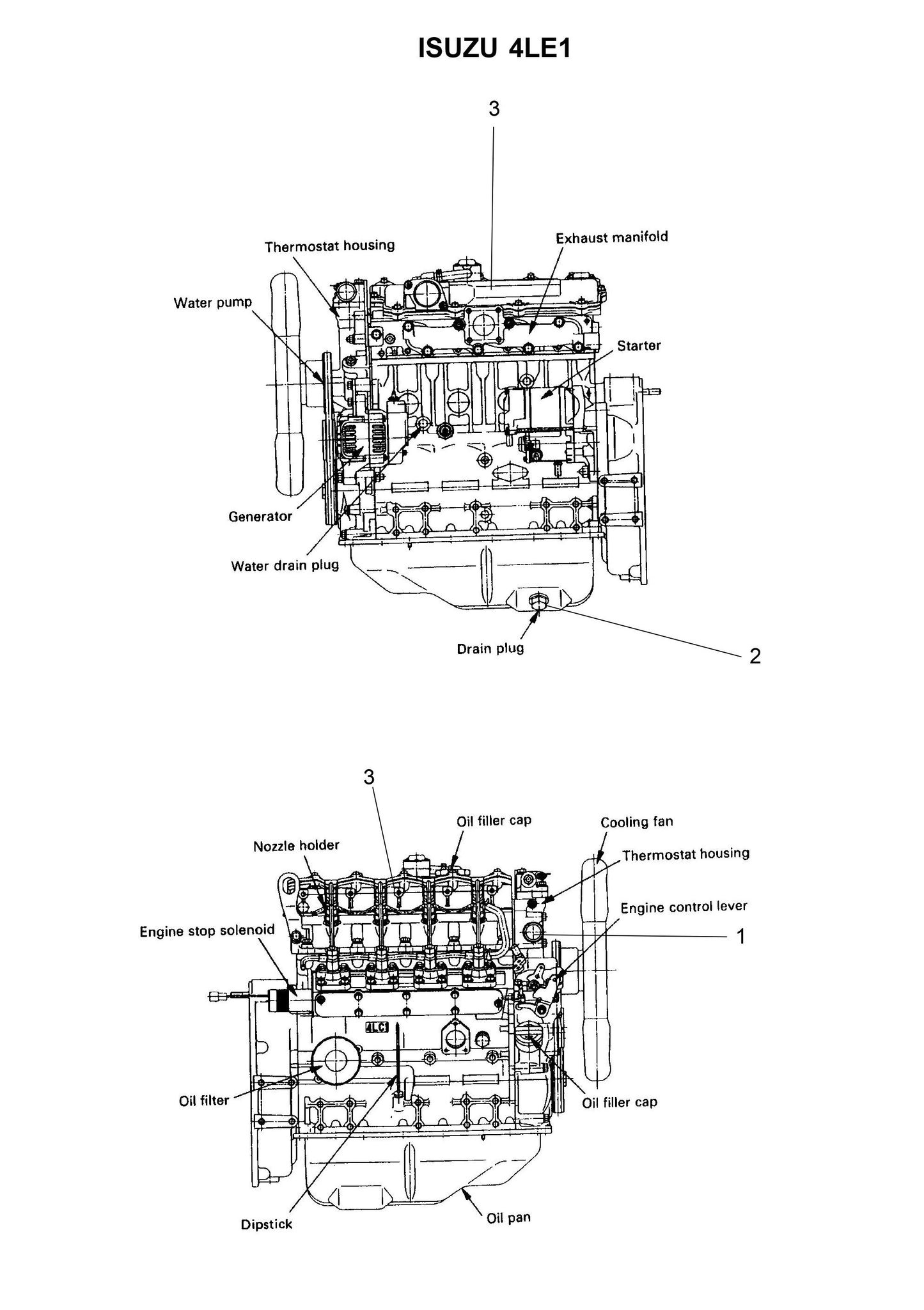 Maxi-Lite Laydown 15-20KW-Isuzu 4LE 1 Parts By Allmand