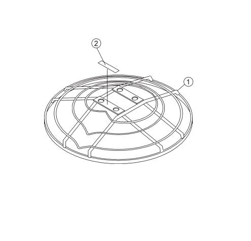 Guard Ring Assembly Parts for J-Series Trowels by Multiquip Whiteman