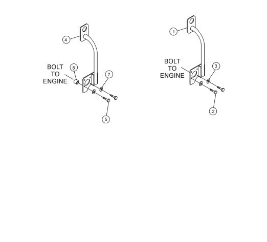 Lifting Bale Assembly for J-Series Trowel by Multiquip Whiteman