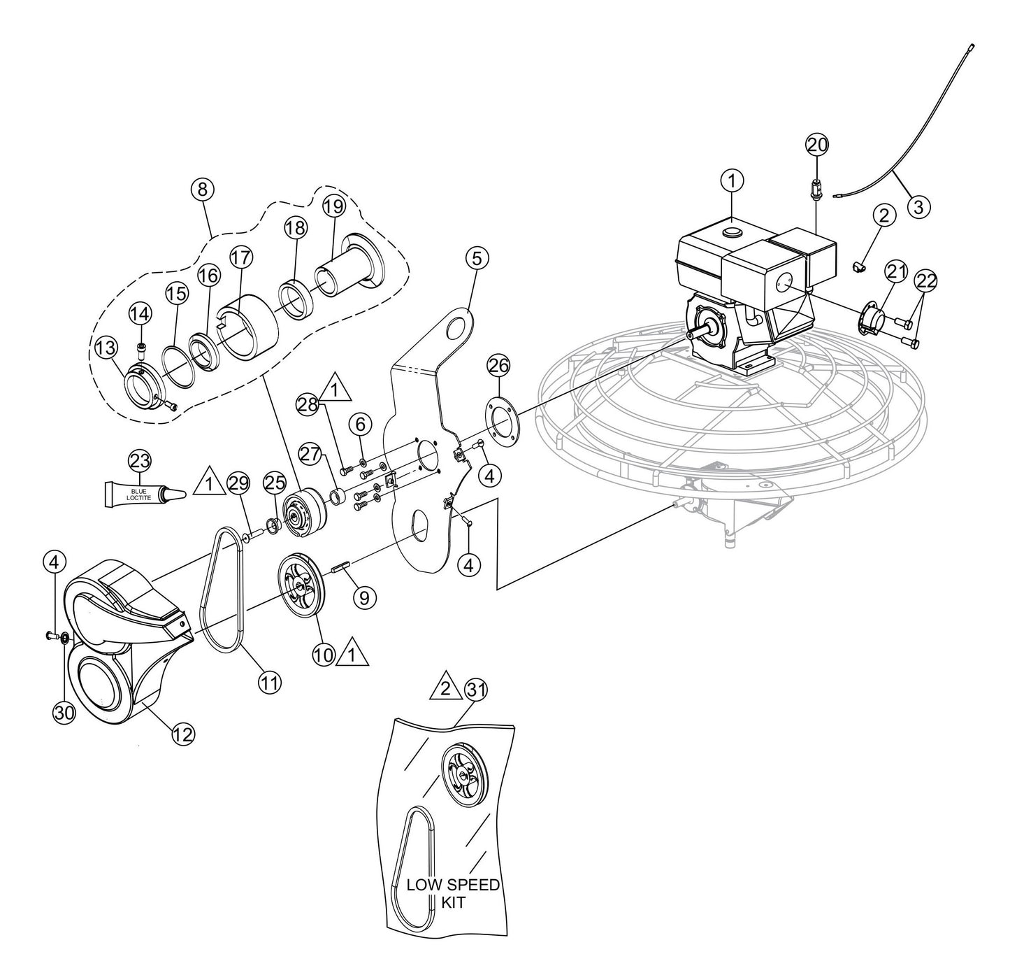 J36S60 Engine Assembly Parts by Multiquip Whiteman