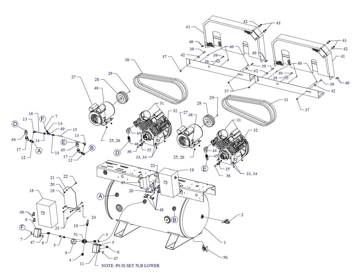 2GC3A-60-SSC Single & Three Phase Assembly Parts By Jenny