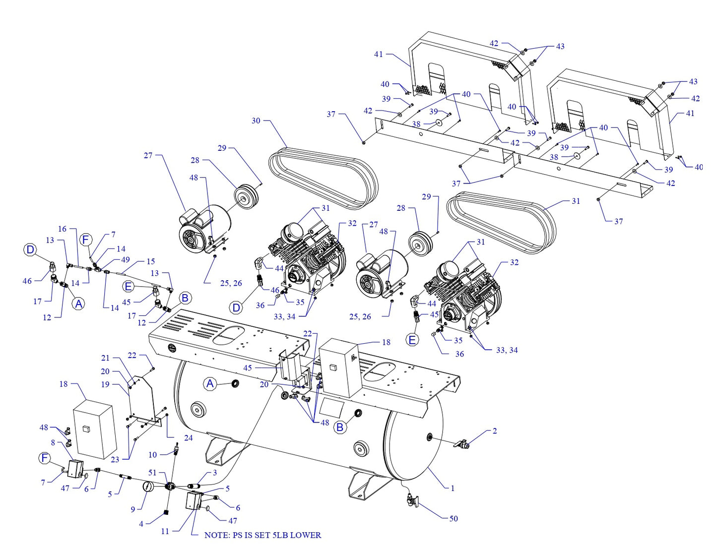 2GC3A-80-SSC Single & Three Phase Assembly Parts By Jenny