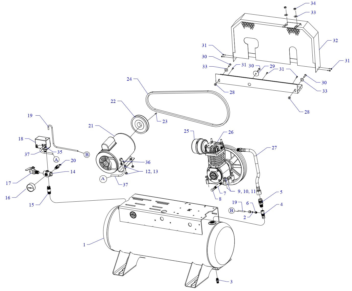 F12A-17-SSC Single & Three Phase Assembly Parts By Jenny