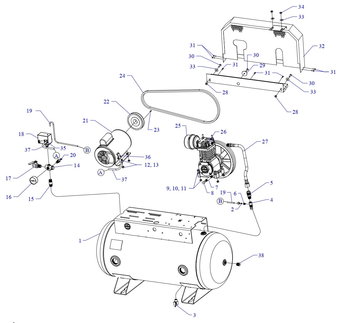 F12A-30-SSC Single & Three Phase Assembly Parts By Jenny