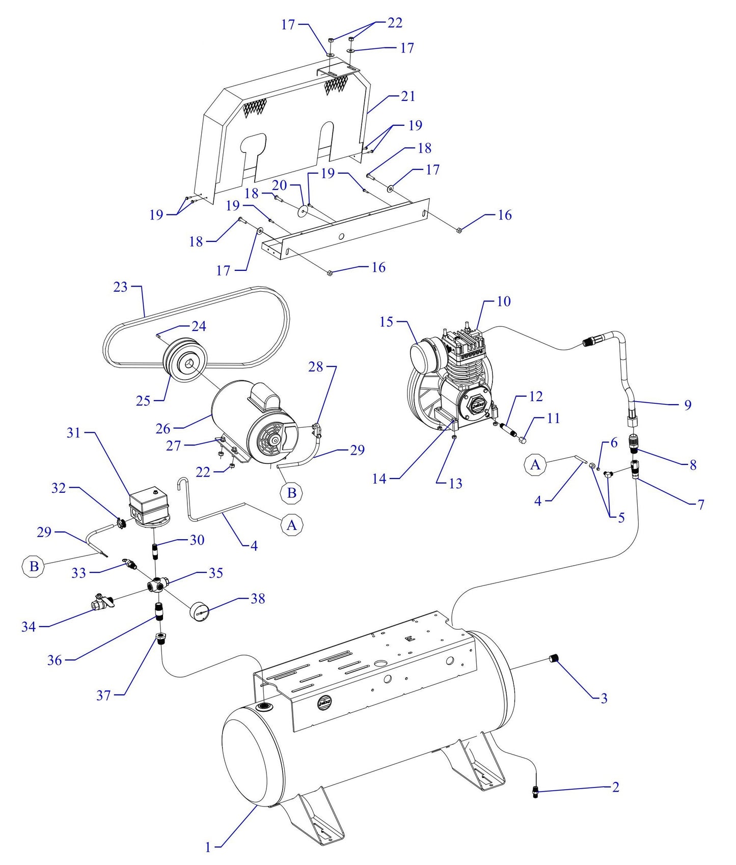 F12S-17UMS Single Phase Fire Sprinkler Assembly Parts By Jenny