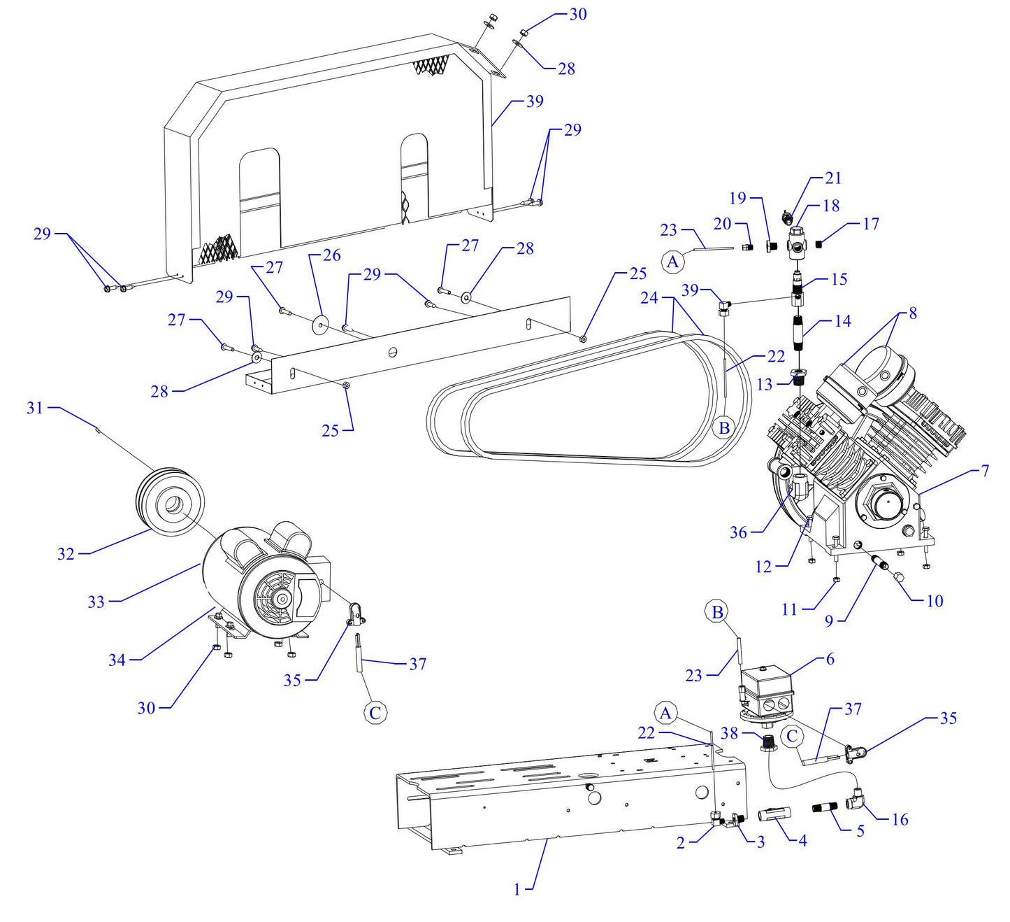 G2S-BS ACGD Single Phase Assembly Parts