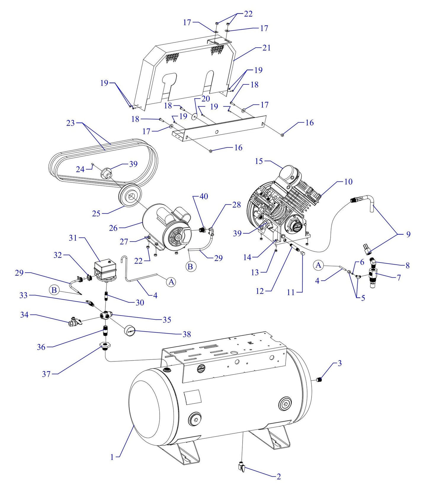 G3S-30UMS Single Phase Fire Sprinkler Assembly Parts By Jenny