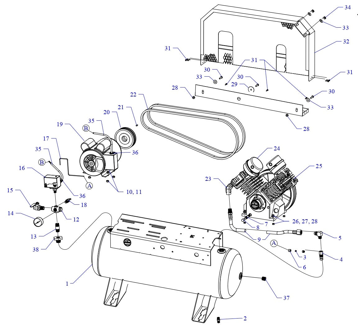 GC2A-17-SSC Single & Three Phase Assembly Parts By Jenny