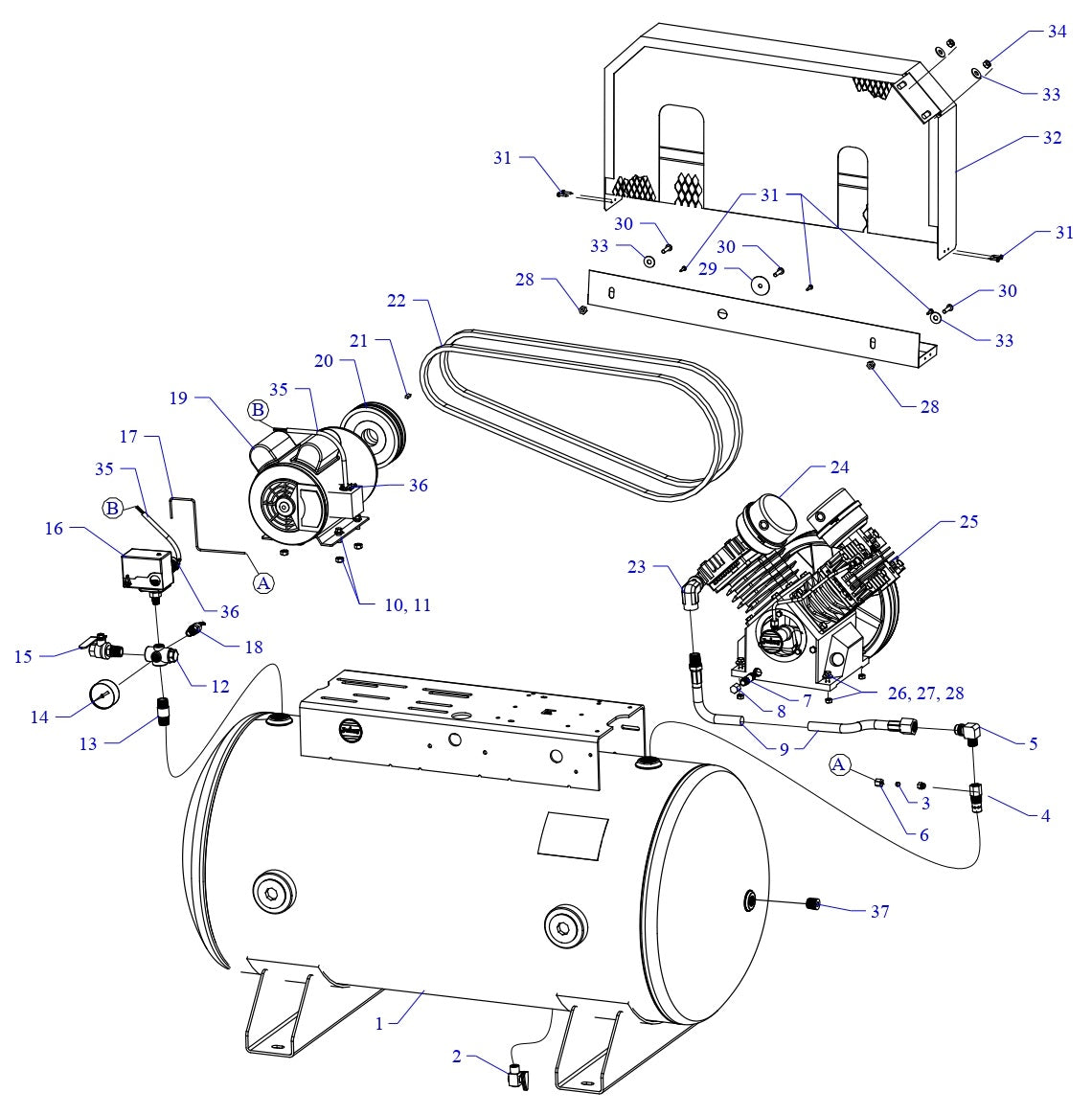 GC2A-60-SSC Single & Three Phase Assembly Parts By Jenny