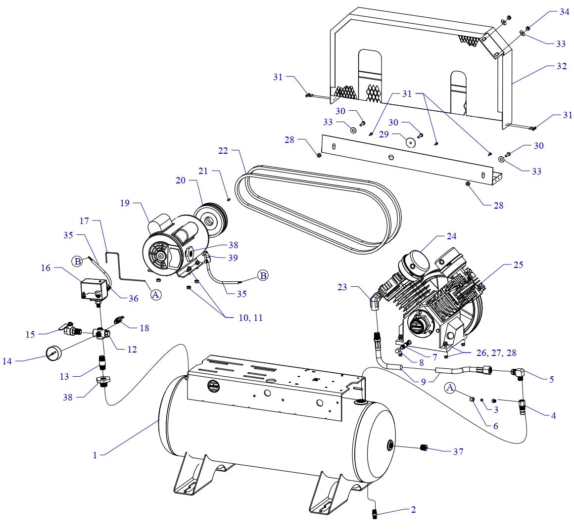 GC3A-17-SSC Single & Three Phase Assembly Parts By Jenny